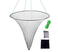 Generic Shrimp Cage Trap | Large Mesh Design Casting Nets for Bait Fish - Round Shrimp Nets, Bait Trap Fish, Cast Nets for Fishing, Quick Drying, Heavy Duty for Bridges, Docks, Daily Use