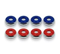 Generic Shuffleboard Game Discs Pucks Set Accessories Metal Electroplated Finish Smooth Glide Balanced Weight Precision Control suitable for home play community centers bar leagues family