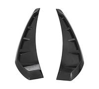 Generic Side Air Fit for Vent Trim Covers Stylish Black Rubber Decoration for All Cars 2PCS