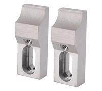 Generic Side Clamp Vise Durable S136H Steel 2PCS for Milling CNC Machine Workholding, Compact Design for Small Equipment, Low Profile Toe Clamps