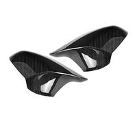 Generic Side Mirror Cover, Mirror Cap Car Cover with Double Sided Tape Carbon Fiber Side Wing ADD ON for M2 M3 M4 F87 F80 F82 (Right Hand Drive)