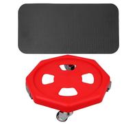 Generic Silent Abdominal Training Plate with Knee Cushion and Pp Material, Exercise Equipment Home Use for Effective Core Workouts and Fitness Supplies with Workout Sliders Disc