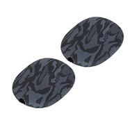 Generic Silicone-adaptive Cover for Headphones, Anti-dust Case, Elegant Model for Aesthetic Needs (Black background brown camouflage)