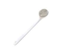 Generic Silicone Bath Scrubber for Adults with Long Handle, Smooths Skin Effectively, White Silicone Bath Scrubber for Shower Back Exfoliator and Body Scrub Brush Use