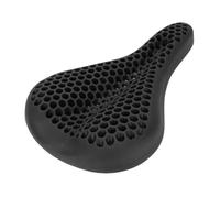 Generic Silicone Bike Seat Cover Anti Slip Rainproof Ergonomic Saddle Cover for Mountain Bikes Road Bikes, Tear Proof Cycling Seat for Universal Fit, Length 9.8-11.4in Width 5.9-7.5in (Black)