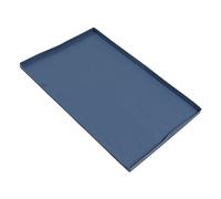 Generic Silicone Blackstone Griddle Top Cover Anti Sticky Grill Protective Mat for High Temperature Oven Heating, Easy to for BBQ Enthusiasts Material: Silicone (22inch Dark Blue)