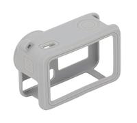 Generic Silicone Case for Osmo Action 3 4 5 Pro, Full Body Protective Camera Cover, Lens Protection Cover, Gray Color Cam Defensive Case with Scratch Proof