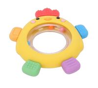 Generic Silicone Chick Teether Adorable Infant Chew Toy for 0-12 Months Old Ergonomic Baby Teether for Fine Motor Skills Development and Visual Stimulation for Girls and Boys Yellow