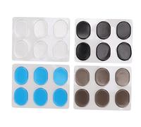 Generic Silicone Damping Control Drum Gel Set, Reduce Volume and Maintain Drumbeat Flexibility, 4 Sets of Durable Drum Dampener Pads in Various Colors, Easy Installation and Removal