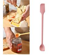 Generic Silicone Double-Headed Spatula, Mini Jar Scraper, Heat Resistant, Small Spatula for Makeup Beauty Products, Household Cooking