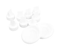 Generic Silicone Duckbill Valve Set Safe Leak-Resistant Membrane Replacement for S1 S2 Breastfeeding Pumps 2 Diaphragms 8 Valves
