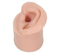 Generic Silicone Ear Model Medium Skin Color for Piercing Practice Teaching Display Reusable Ear Picking Model 1 Unit (Left)