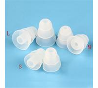 Generic Silicone Earbuds Soft Three Layer Earphone Covers for Better Sound Isolation for Cell Phone Headphones MP3 Suitable for Most Earphones 6 PCS S/M/L Silicone Earbuds for Noise Reduction