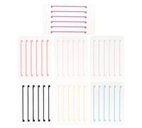 Generic Silicone Eyelash Lift Pads 7pcs with Lash Perm Rods Soft Reusable Multi-Colored Curling Shields for Beauty Salon and Home Application