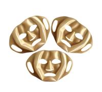 Generic Silicone Face Mask Covers Reusable with 3D Ear Hook Fixing Tape for Wet Compress Facial Skin Care 3 Pieces