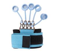 Generic Silicone Finger Exerciser Wrist Strap Hand Grip Strengthener, Flexible Finger Strength Exerciser for Musicians & Athletes, Universal Left and Right Hand 14" (40lb)