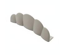 Generic Silicone Guard Countertop Protector Water Barrier Sink Suction Cup Attachment Flexible Silicone Suitable for Kitchen Washroom Laundry Room, Gray