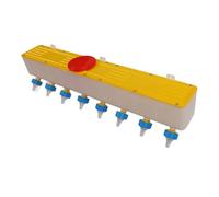 Generic Silicone Lamb Drink Feeder Anti Backflow Wall Mounted Bucket for Nursing Animal - Durable Livestock 10L Milk Feeding Solution for Lambs, Puppies, Piglets