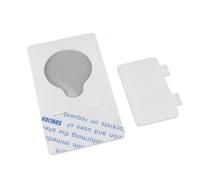 Generic Silicone Nose Model with Display Stand, Reusable Nose Piercing Practice Model for Jewelry Display and Research (White)
