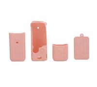 Generic Silicone Protective Case Cover for 3 Soft and Scratch Resistant Action Camera Sleeve for Travelers 3 Pack (Pink)
