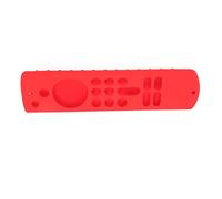 Generic Silicone Protective Case for Third Generation TV Stick Remote Control with Non-Slip for Pets, Children and Family (Red Set)