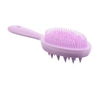 Generic Silicone Scalp Shampoo Brush with Double Sided Wide Fine Tooth Design and Long Handle for Scalp Exfoliation and Easy Storage, for Shower and Travel Use by Women