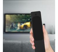 Generic Silicone Sleeve for ，Full Coverage Shockproof Soft Case, Anti-slip Design, Bright Colors, Compatible Remote Cover with Netflix, Prime Video (Black suit)