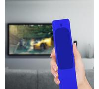 Generic Silicone Sleeve for ，Full Coverage Shockproof Soft Case, Anti-slip Design, Bright Colors, Compatible Remote Cover with Netflix, Prime Video (Blue set)