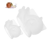 Generic Silicone Snail Molds for Resin 2Pcs Animal Craft Moulds Large and Small Snail Figurines for DIY Crafting and Home Garden Decoration