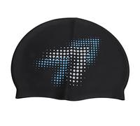 Generic Silicone Swim, Anti Slip Stripes Inside, High Elastic Soft Material, Extra Room for Long Hair and Ear Protection, Waterproof Head Cover for Adult Water Sports (black)