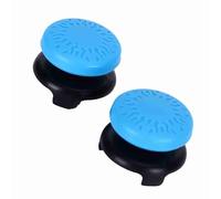 Generic Silicone Thumbstick Cover Grip Joystick Gamepad Key Cap for Gamers, Reduce Wrist Soreness, 2Pcs (Blue)