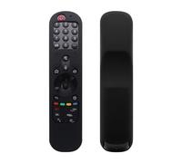 Generic Silicone Waterproof Protective Case For AN-MR21GC MR21N/21GA For Magic Remote Control Case Sleeve Anti Slip Remote Case Cover Skin Holder Protector Skin Anti-Lost (Black)