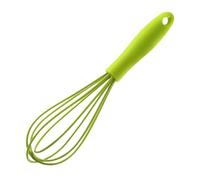 Generic Silicone Whisk For Cooking, Hand Egg Mixer, Mini Whisk, Stainless Steel, 17 * 4.3cm/6.69 * 1.69inch, Yellow-green