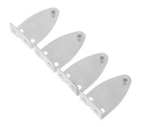 Generic Silver Acrylic Blinds Hold down Bracket for Bottom Rail Windproof Mini Blind Bracket Replacement with Versatile Application for Curtains