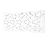 Generic Silver Eye Sticker Face Gems Decals Resin and Plastic Material, Easy to Use and Wear with Jewelry-like Sparkle for Phone Case or Eye Decoration