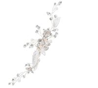 Generic Silver Rhinestone Not Easy to Fade or Deform for Brides Wedding Hair Clip with Unique Zinc Alloy Design for Weddings and Dances