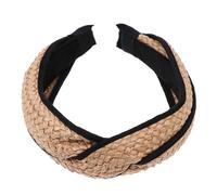 Generic Simple Headband Fashion Woven Hairband Stylish Simple Structure Cloth Hair Hoop Will Not Scratch The Skin Practical for Female Friends and Wife Party Banquet