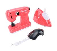 Generic Simulation Design Electric Sewing Machine and Iron Toy Set for Kids, Enhance Hands On Ability, Suitable for Homes and Kindergartens
