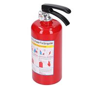 Generic Simulation Fire Extinguishers Piggy Bank Large Capacity Unique Shape for Saving Coins, Beautiful Practical Decoration for Kids Plastic Aluminum Alloy 8.0 X 3.1in