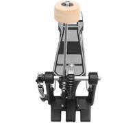 Generic Single Kick Drum Pedal for Drum Kit Accessory with Adjustable Hammer Angle and Height Featuring Alloy Frame and Felt Beater