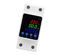 Generic Single Phase Adjustable Voltage Protector Over Current and Voltage Device with Energy Metering for Electrical Installations 63A