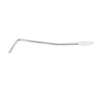 Generic Single Tremolo Whammy Bar for Guitar, Metal Material, Glossy Texture, for Various Music Styles (Silver Bar White Handle)
