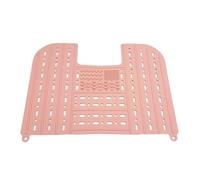 Generic Sink Cover, Foldable Sink Basin Top Cover Silicone Makeup Brush Cleaning Mat For Counter Space Makeup Brush Cleaning Mat For Tools (Light Pink)