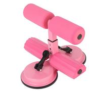 Generic Sit Up Bar, Portable Sit Up Assistant Device for Fitness Exercising Abdominal Muscles Full Body Training(2 Colors) (Pink)