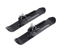 Generic Ski Plates with Mounting Hardware | Upturned Front Ends, flat base, Snow Ski Attachment, for Mobility Conversions