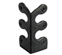 Generic Skiffers Corner Protectors | Metal Baseboard Corner Protectors, Black, L-Shape, 4.8x2.6cm, General Furniture Edge Protection, Decorative Purposes