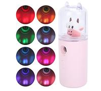 Generic Skin Nano Sprayer Adorable Cartoon Cow Facial Mist for Deep Moisturizing and Pore Shrinkage Perfect for Home and Office - Lightweight Design (Pink)
