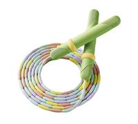Generic Skipping Rope - JUMP_ROPE | Jump Rope | Portable Beaded Speed Jump Rope | Gym Jump Skipping Rope For Kids, Adults, Boys & Girls - Nylon, PP+PVC+TPE Soft Rubber - Green