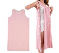 Generic Sleeveless Hospital Gown, Hook and Loop Side, Easy Tear Away (2XL)