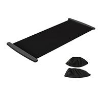 Generic Slide Board with Shoe Cover for Leg Pot Training Slimming Exercise Mat for Body Sculpting Fitness and Athletic Training (PVC 3)